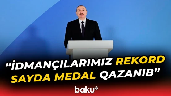 Prezident idmanın inkişafı üçün görülən işlərdən danışdı - Baku TV