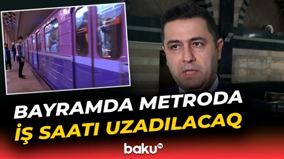 İçərişəhər metro stansiyasında retro qatarlar sərgilənəcək - Baku TV