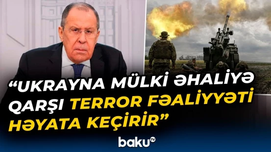 Lavrov Zelenskini danışıqlara hazır görmür | Putindən Ukraynaya sərt çağırış - Baku TV