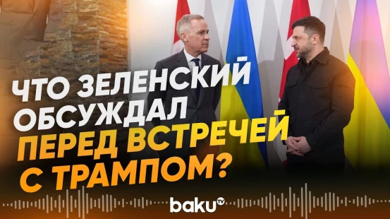 Зеленский пообщался с европейскими лидерами перед встречей с Трампом - Baku TV | RU
