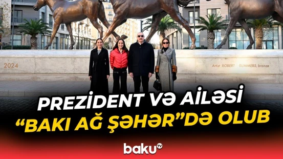 İlham Əliyev və Mehriban Əliyeva “Bakı Ağ Şəhər”də görülən işlərlə tanış olublar - Baku TV