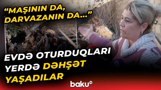 "30 metr getdim, bir də gördüm..." - Sakinləri bəlaya salan vəziyyətin günahkarı kimdir? - Baku TV