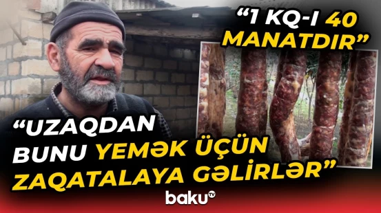 Hazırlanması 1 ay çəkir | Şimal-Qərb bölgəsinin unikal qida növü - Baku TV