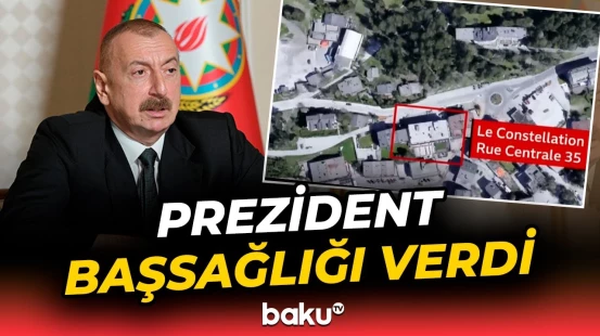 Prezident İlham Əliyevdən isveçrəli həmkarına başsağlığı - Baku TV