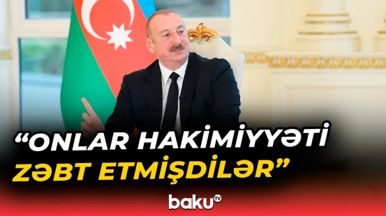 “Azərbaycanı məhvə doğru aparan onlar idi” | Prezidentdən tarixi xatırlatma - Baku TV