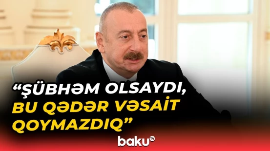 “Bu məsələnin Trampın iştirakı ilə həll olunması...” | İlham Əliyev - Baku TV