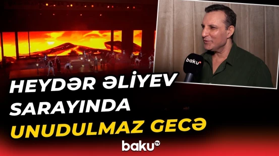 Rafet El Roman Bakıda keçirdiyi konsertlə tamaşaçıların böyük marağını qazandı - Baku TV