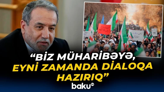 Abbas Ərağçi etirazların nəzarət altına alındığını bildirib - Baku TV