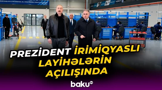 İlham Əliyev Tərtər və Ağdərə rayonlarına səfər edib - Baku TV