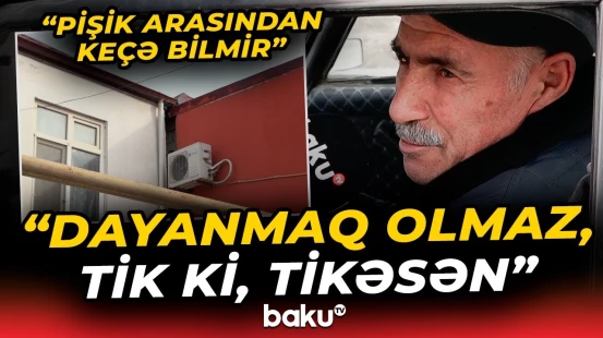 Bir-birinə yapışan evlər | Xırdalanda xaotik vəziyyət hökm sürür - Baku TV