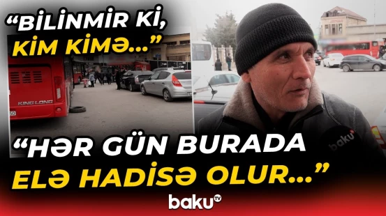Binəqədinin mərkəzində xaos yarandı | "15 dəqiqəlik yolu saat yarıma gedirik" - Baku TV