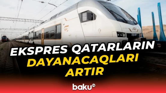 Dəmir yolu marşrutunda hərəkət cədvəli dəyişəcək - Baku TV