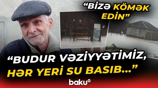"Bərbaddır, ev partlayır, dağılıb gedir" | Güclü yağış sakinlərin başına oyun açdı - Baku TV