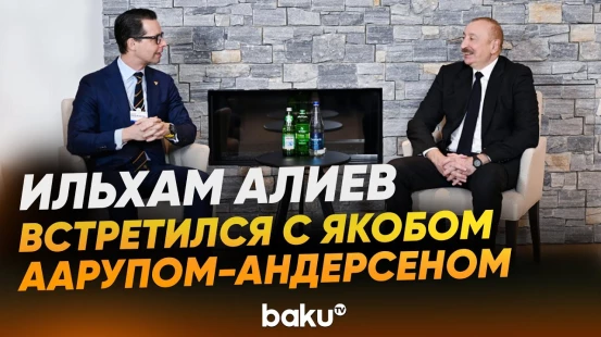Президент встретился с главным исполнительным директором компании Carlsberg Group - Baku TV | RU