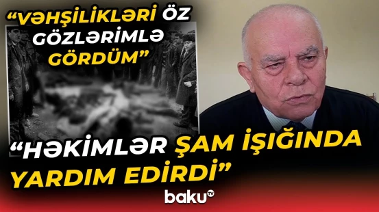 “Üstlərindən tanklarla keçdilər” | 20 Yanvar hadisəsinin şahidi yaşadığı dəhşəti danışdı  - Baku TV