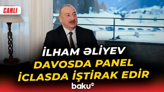 Davosda Ümumdünya İqtisadi Forumunun illik toplantısı - Baku TV CANLI