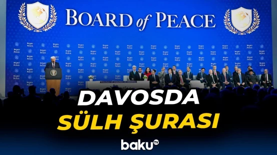 "Sülh Şurasının Nizamnaməsi" sənədinin imzalanma mərasimi | Davos - Baku TV