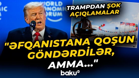 ABŞ Prezidentinin Davosdakı açıqlamaları Avropada narazılıq yaradıb - Baku TV