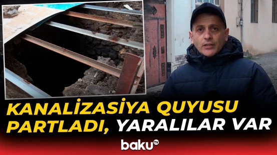 Gəncədə bədbəxt hadisə | 3 nəfər usta xəstəxanalıq oldu - Baku TV