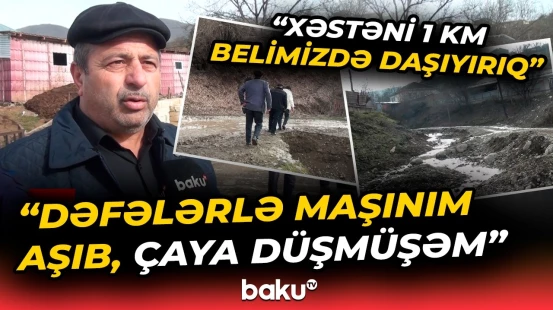 "Su yuyub-aparıb, vallah, dəhşətdir!" | Həyatı iflic olan sakinlərin şikayəti  - Baku TV