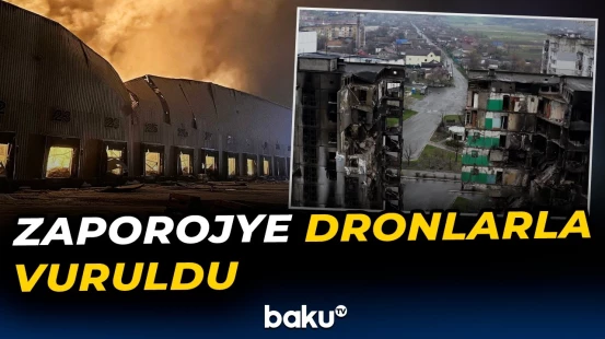 Rusiya Ukraynaya 300 PUA ilə hücum etdi - Baku TV