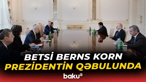ABŞ-nin Əsas Amerika Yəhudi Təşkilatlarının Prezidentləri Konfransının sədri Bakıda - Baku TV