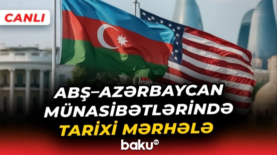 ABŞ və Azərbaycan hökumətləri arasında Strateji Tərəfdaşlıq Xartiyasının imzalanma mərasimi - CANLI
