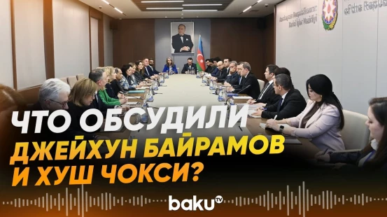 Джейхун Байрамов встретился с вице-президентом Торговой палаты США - Baku TV | RU