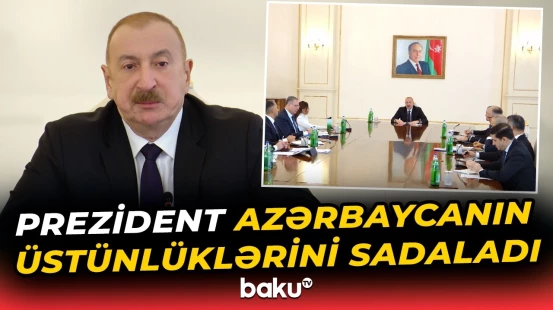 Dövlət başçısı qeyd edib: Bu imkandan istifadə etməmək qəbuledilməzdir - Baku TV
