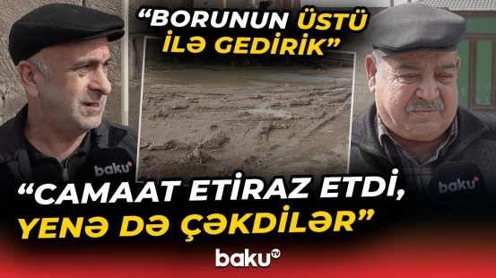 "Mümkün deyil buradan keçmək!" - Sakinləri boğaza yığan problem niyə həll edilmir? - Baku TV