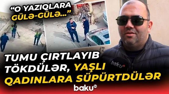 Bakıda yaşlı qadınlara qarşı bu əməl görənlərin hiddətinə səbəb oldu  - Baku TV