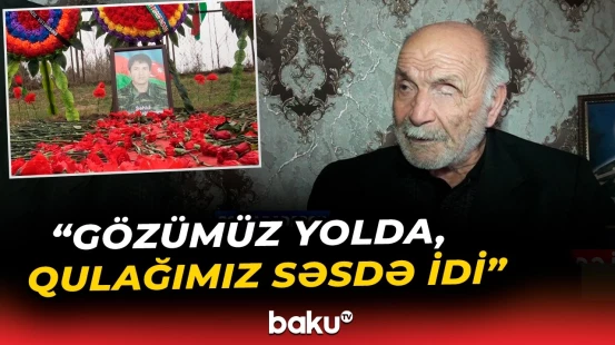 İtkin şəhid Dadaş Dadaşovun nəşinin qalıqları Bərdədə torpağa tapşırıldı - Baku TV