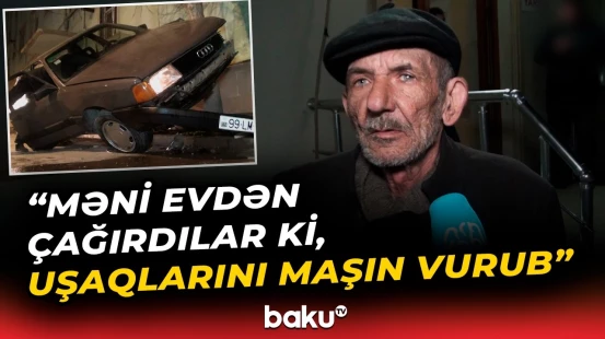 Kürdəmirdə avtomobil qəzası | 4 nəfər xəstəxanalıq oldu - Baku TV