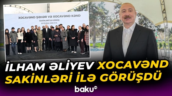 Xocavənd sakinləri İlham Əliyevə təşəkkür etdi - Baku TV