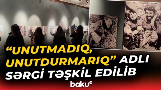 Tbilisidə Xocalı soyqırımının qurbanları anılıb - Baku TV