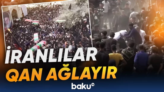 İrana hücumlarda həlak olan məktəblilər son mənzilə yola salındı - Baku TV