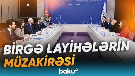 SOCAR-ın prezidenti "TotalEnergies" şirkətinin baş vitse-prezidenti ilə görüşdü - Baku TV