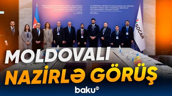 Rövşən Nəcəf Moldova energetika naziri ilə görüşüb - Baku TV