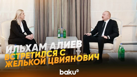 Президент Ильхам Алиев встретился с членом Президиума Боснии и Герцеговины - Baku TV | RU