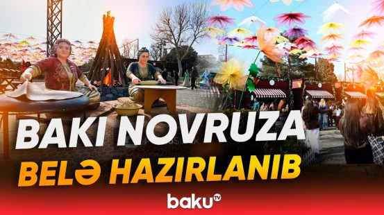 Bakı bulvarında Novruz yarmarkası təşkil olunub - Baku TV