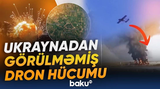 Ukrayna Rusiyada neft bazasını vurdu | Müharibədə son vəziyyət - Baku TV