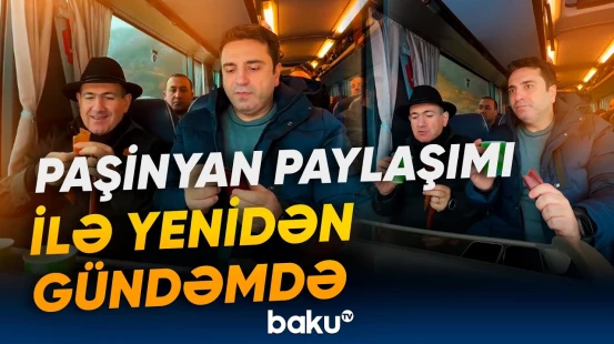 Paşinyan indi də bu videosu ilə gündəm oldu - Baku TV