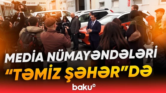 WUF13 çərçivəsində "Təmiz Şəhər"ə mediatur təşkil olundu