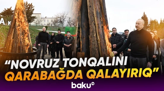 İlham Əliyev Xanoba sakinləri ilə söhbətləşdi - Baku TV