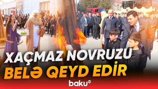 Novruz bayramı münasibətilə ümumrayon tədbiri keçirilib - Baku TV