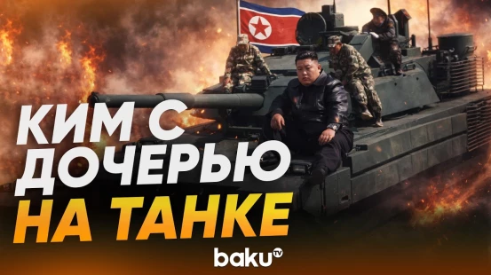 Ким Чен Ын прокатился на танке со своей дочерью во время военных учений - Baku TV | RU