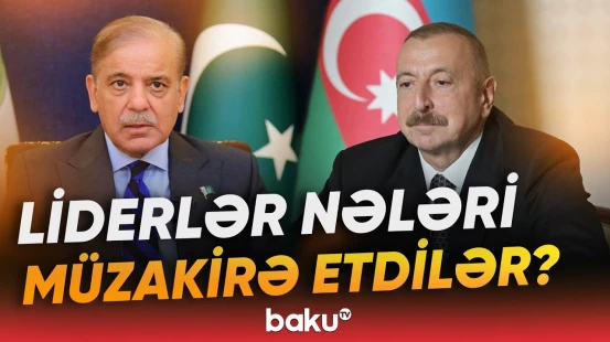 İlham Əliyev və Pakistanın Baş naziri arasındakı telefon danışığının detalları - Baku TV