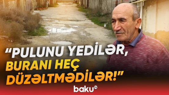 "Bu vəziyyətdə yaşamaq mümkün deyil!" | Sakinlər özündən çıxdı, bələdiyyə isə... - Baku TV