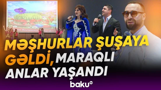 Şuşada möhtəşəm Novruz şənlikləri | "Güllü bağ"da bayram yarmarkası təşkil edildi - Baku TV