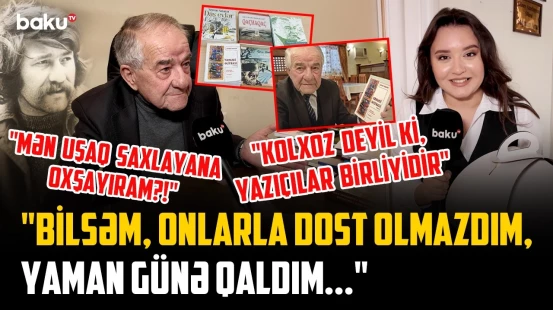 “Uşaq-muşağın əlində qalmışam...” -  Yazıçı Seyran Səxavət niyə kövrəldi?